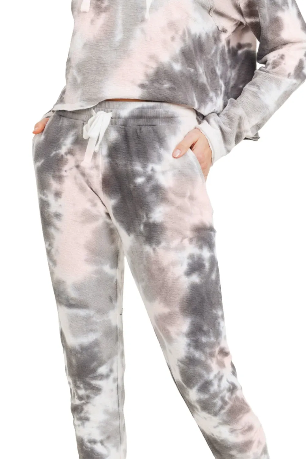 Mono B Tie Dye Jacquard Joggers KP11688