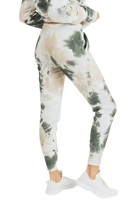 Mono B Tie Dye Jacquard Joggers KP11688