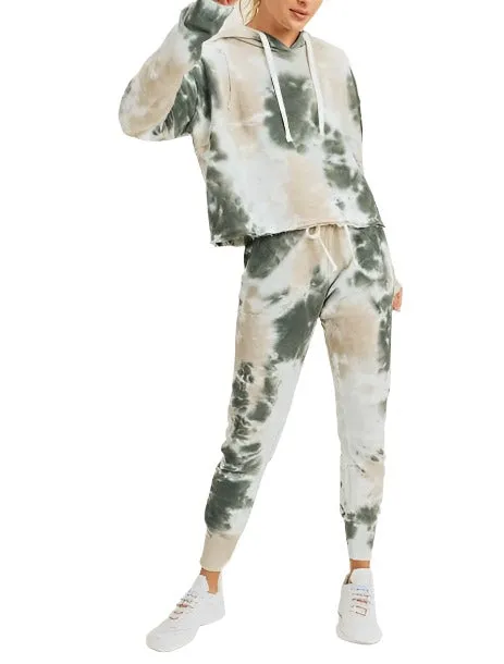 Mono B Tie Dye Jacquard Joggers KP11688