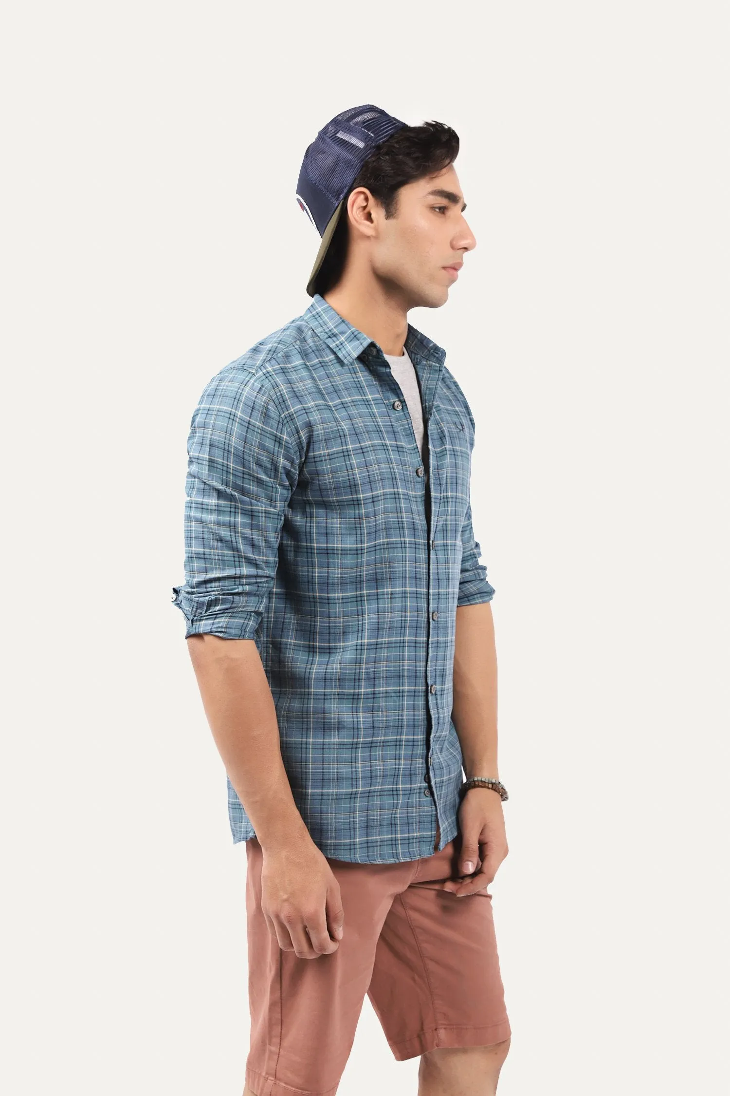 Monotone Checked Shirt