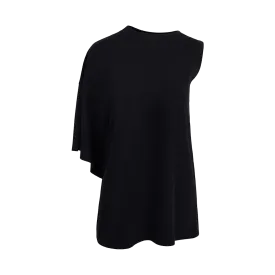 One Sleeve T-Shirt Black