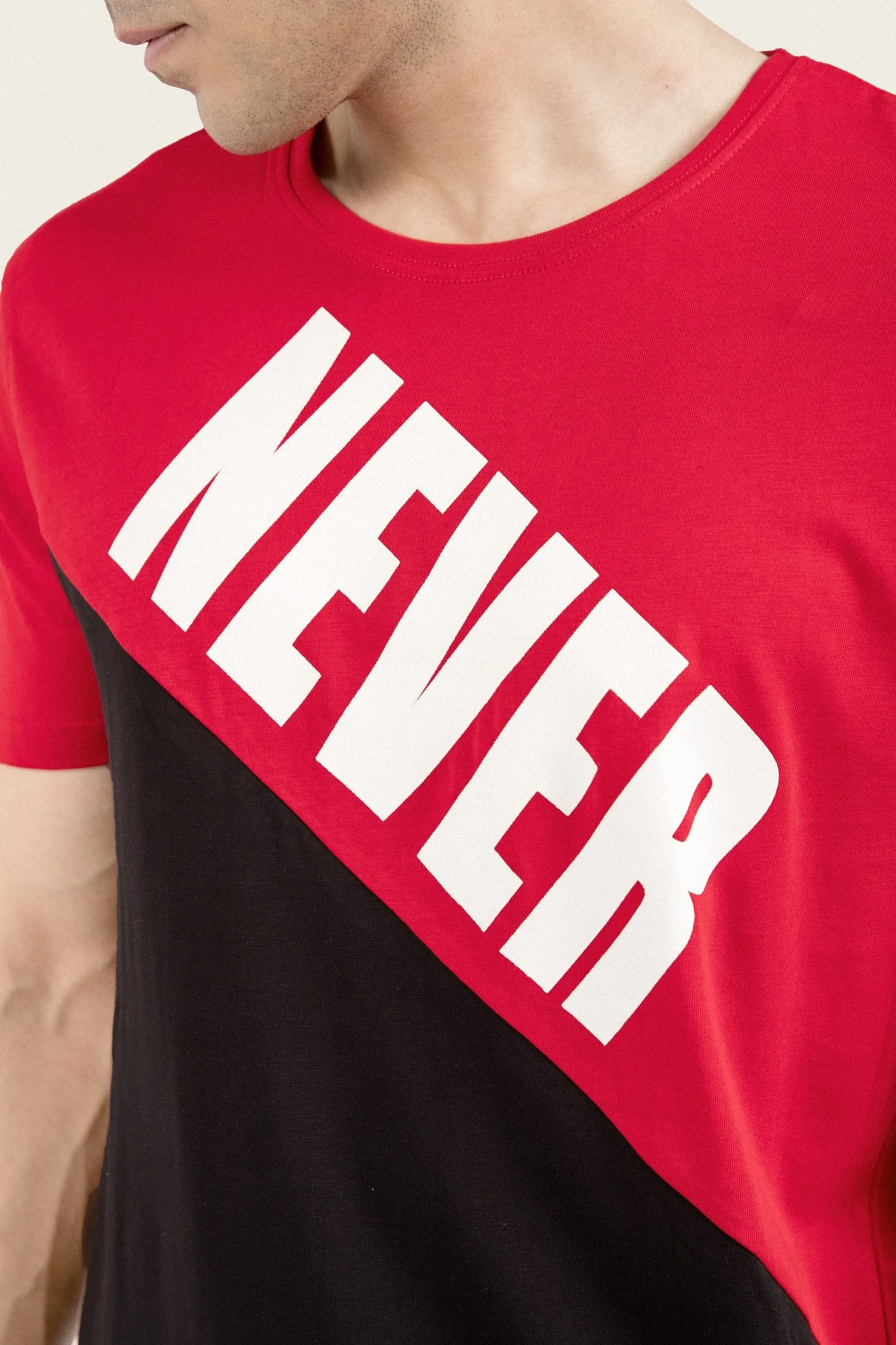 "Never Look Back" Printed T-Shirt