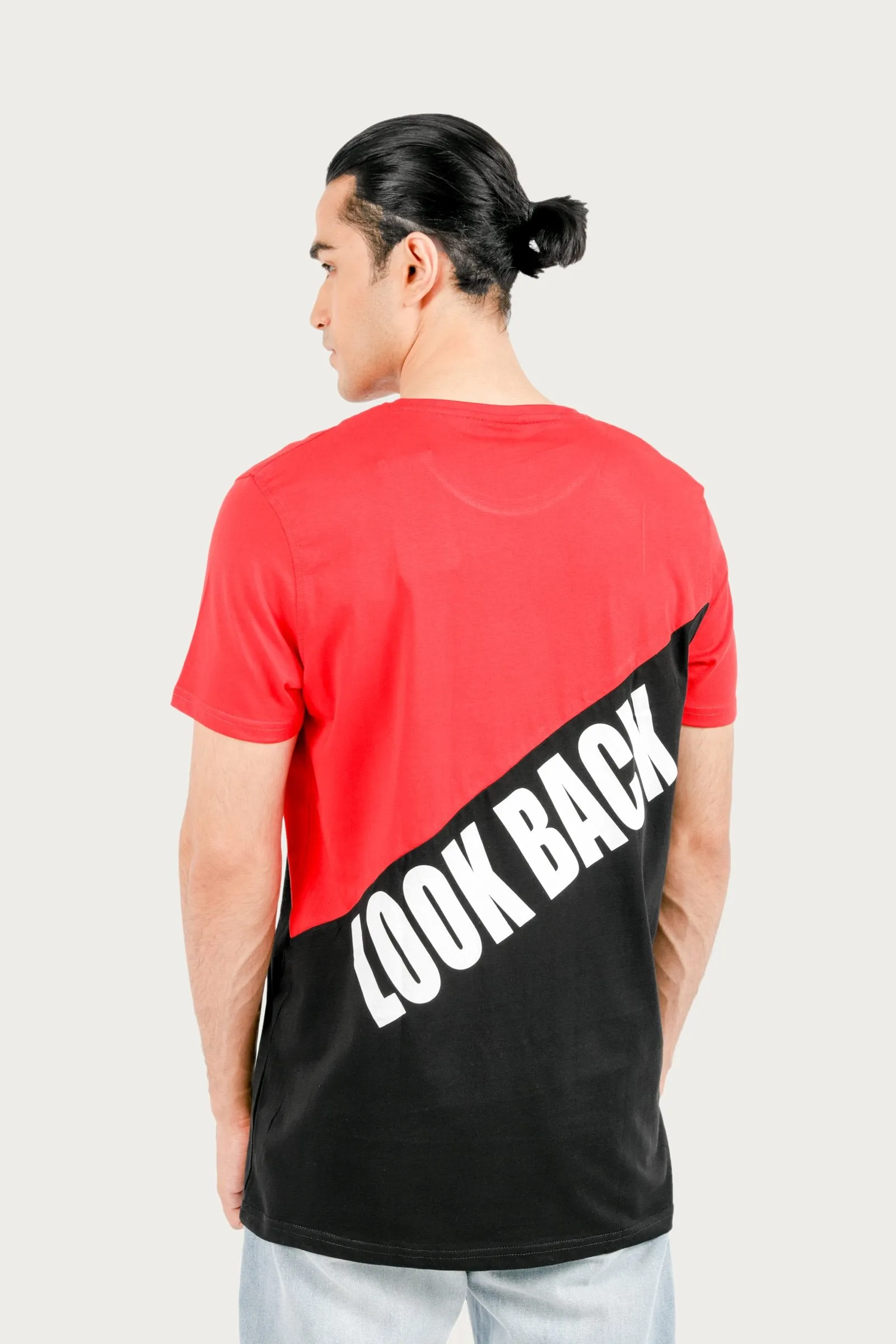 "Never Look Back" Printed T-Shirt