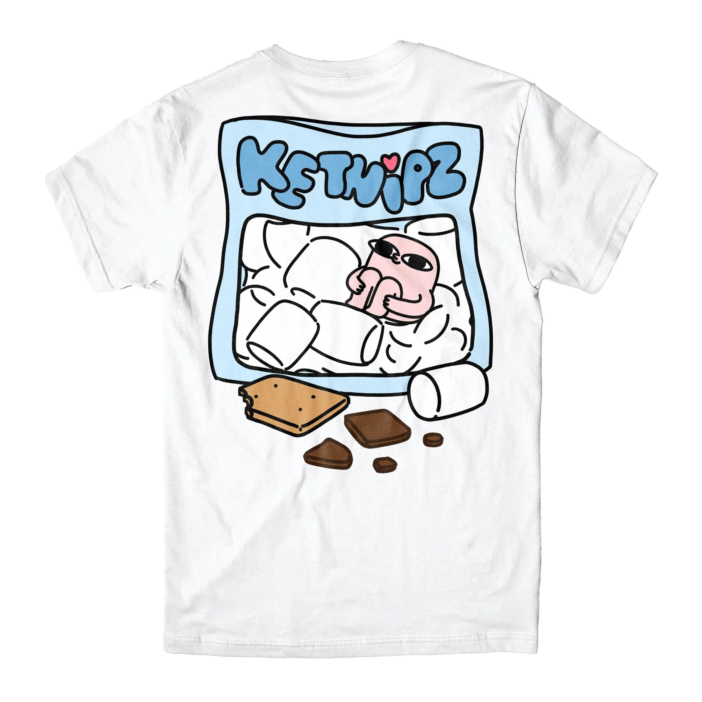 Smores White Tee