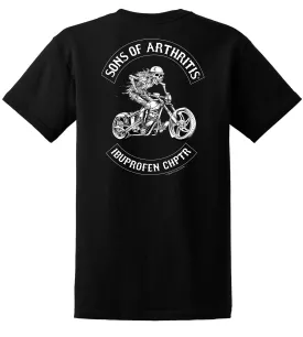 Sons of Arthritis Ibuprofen Chapter Tee (BLACK & WHITE)