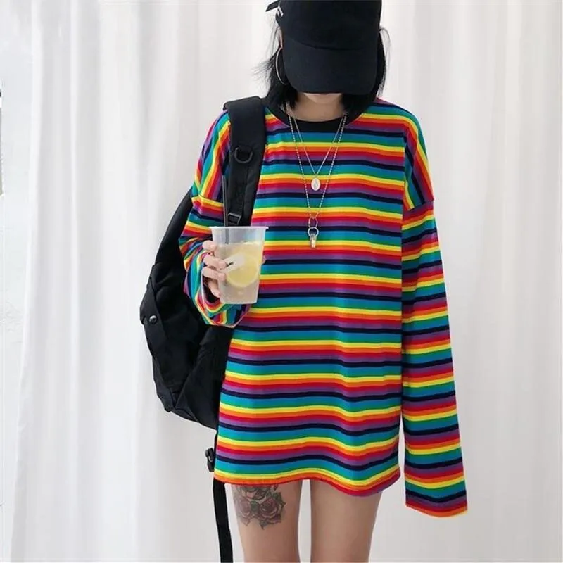 STRIPED SLEEVED SHIRT🌈