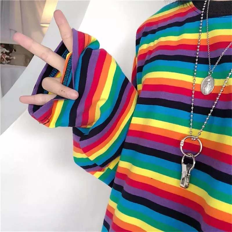 STRIPED SLEEVED SHIRT🌈