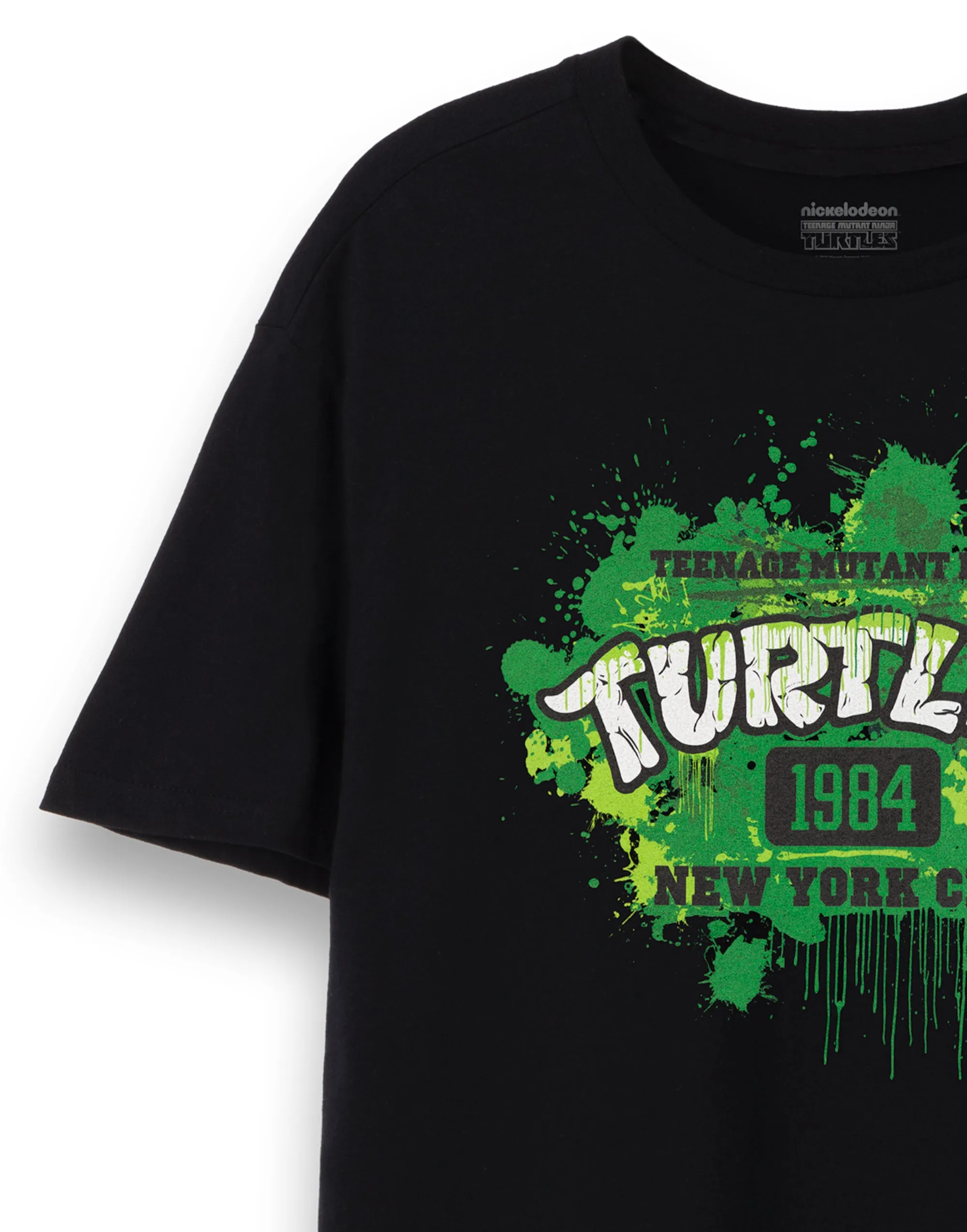 Teenage Mutant Ninja Turtles 1984 New York City Men's Black T-Shirt