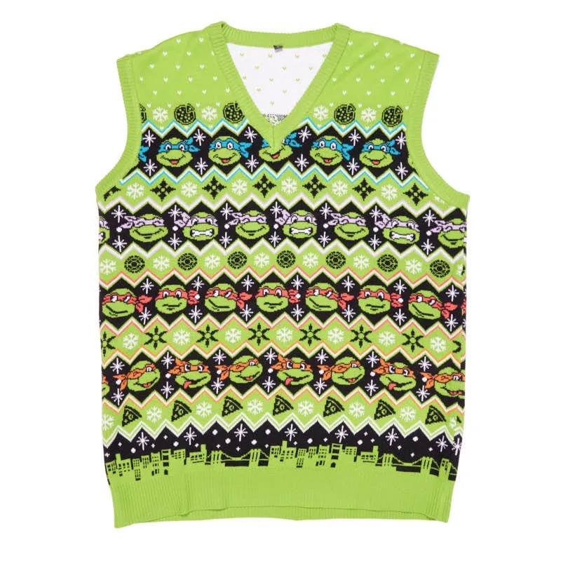 Teenage Mutant Ninja Turtles Christmas Knitted Vest Top