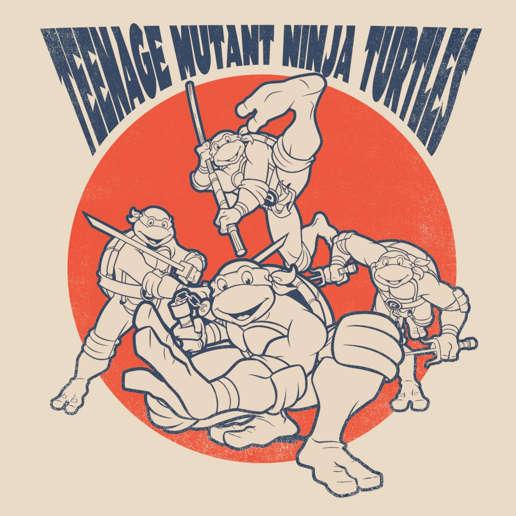 Teenage Mutant Ninja Turtles - Natural Tee