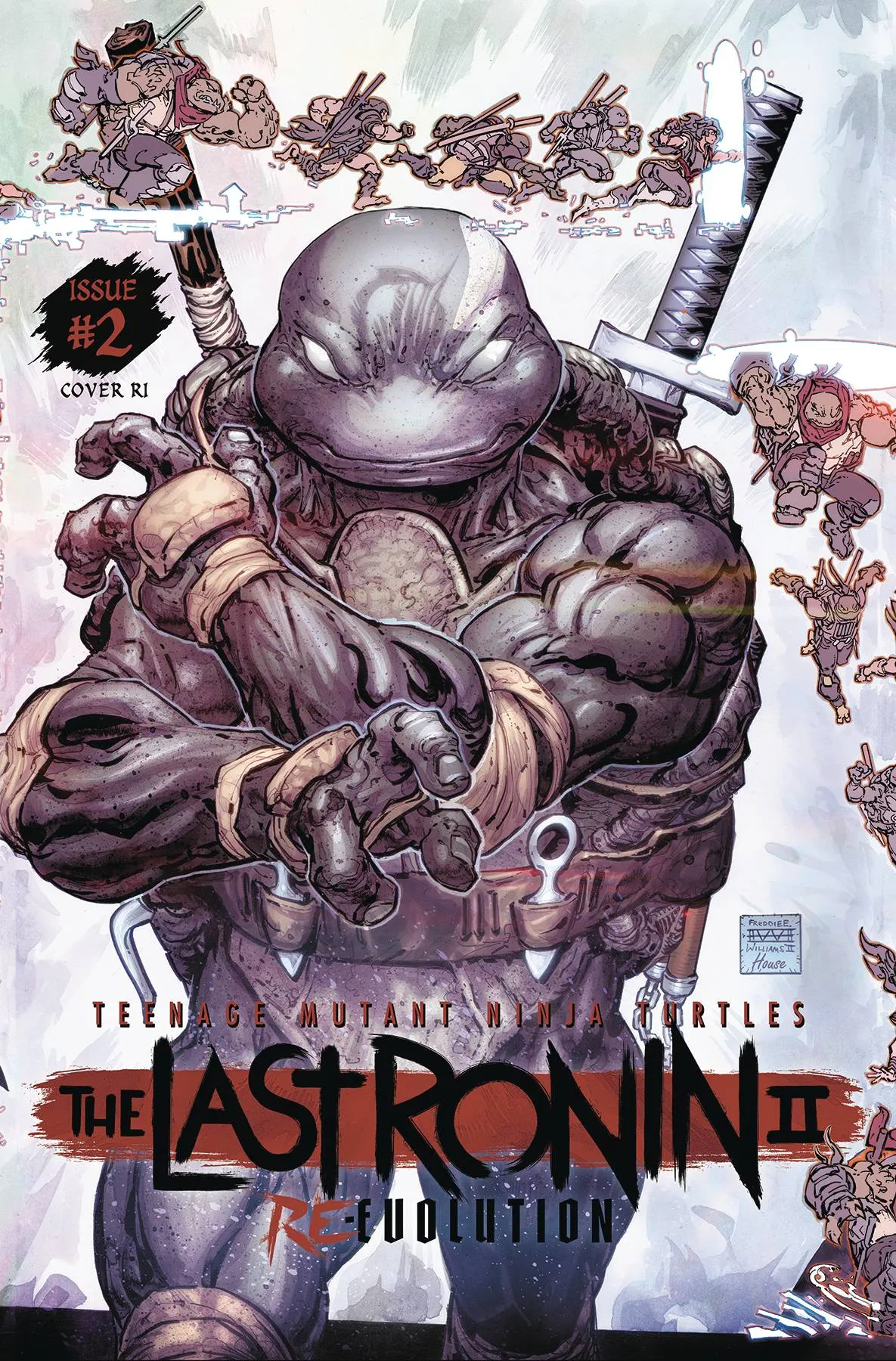 TMNT LAST RONIN II RE-EVOLUTION #2 GCL FREDDIE WILLIAMS II EXCLUSIVE VARIANT COVER