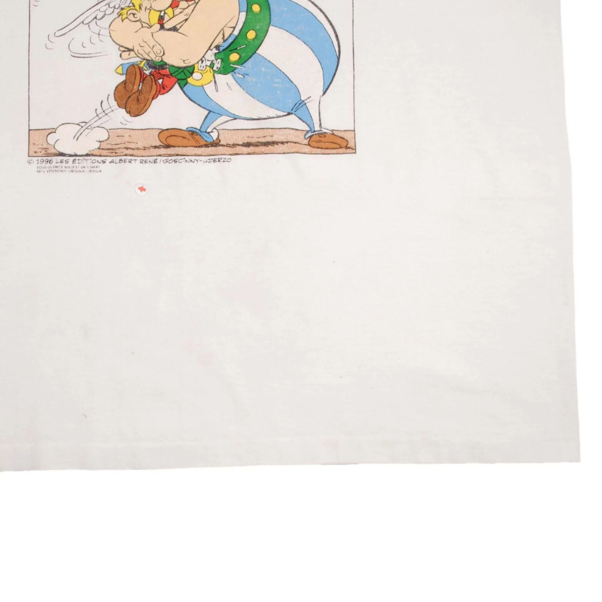 VINTAGE ASTERIX & OBELIX ON A JAMAIS ASSEZ D'AMIS TEE SHIRT 1996 SIZE XL