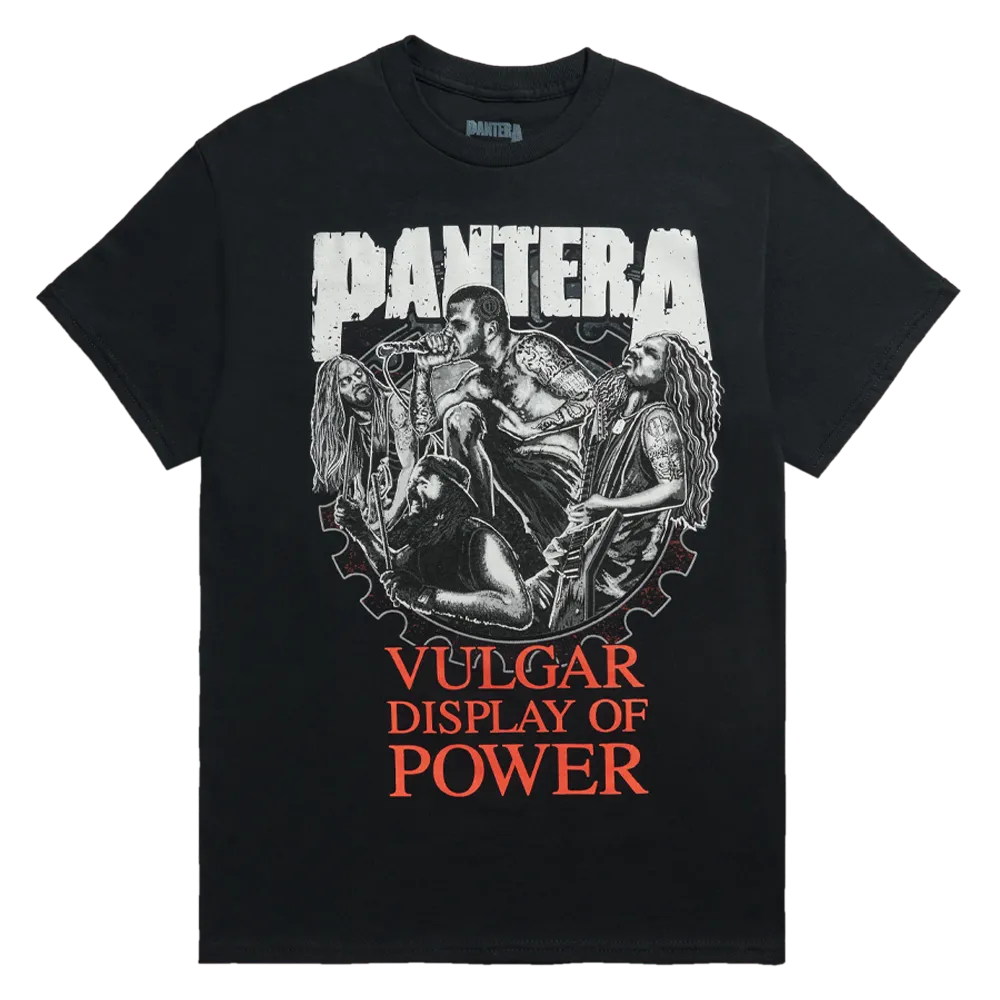 Vulgar Display of Power Band Illustration T-Shirt