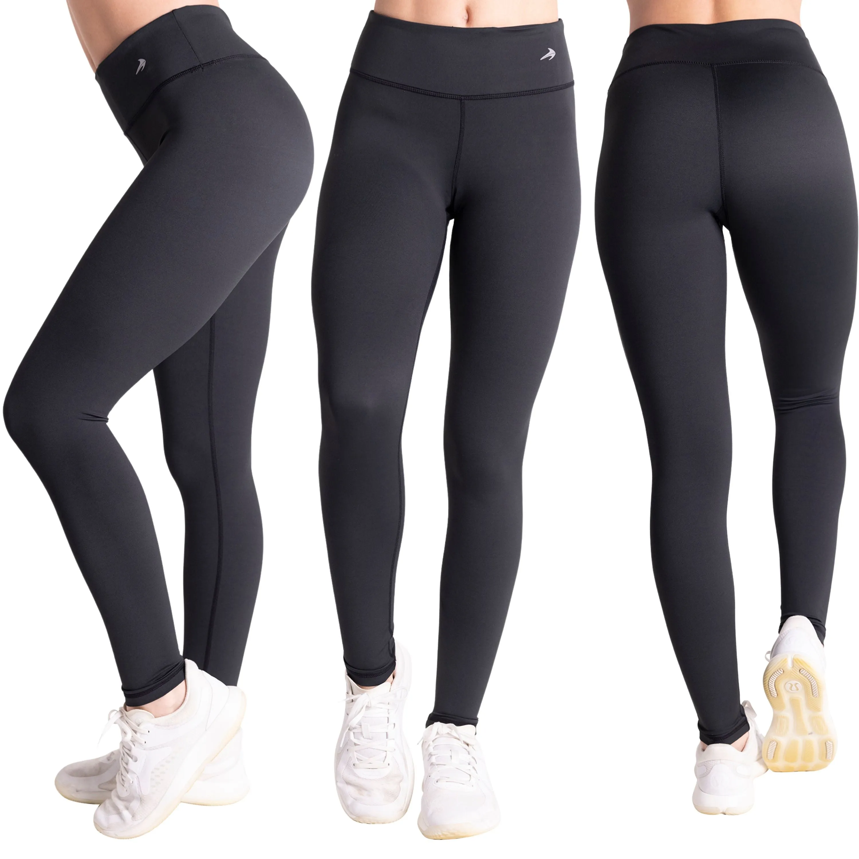 Women's Sport Compression Leggings - Heather Gray