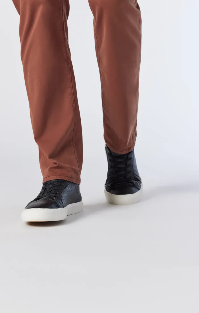 ZACH STRAIGHT LEG PANTS IN DOWNTOWN BROWN TWILL